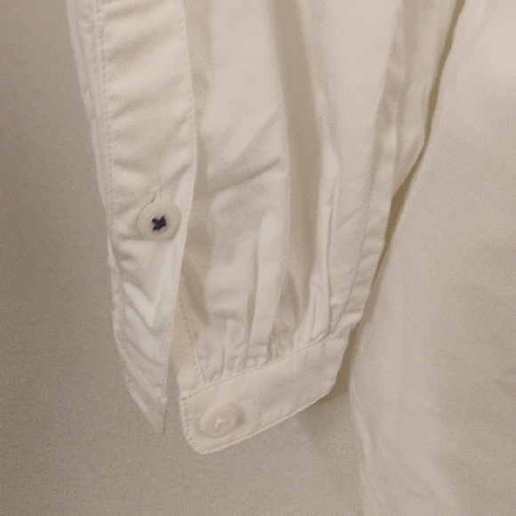 J. Crew Elegant White Button Down Blouse New With Tags Size 4 - Picture 7 of 7